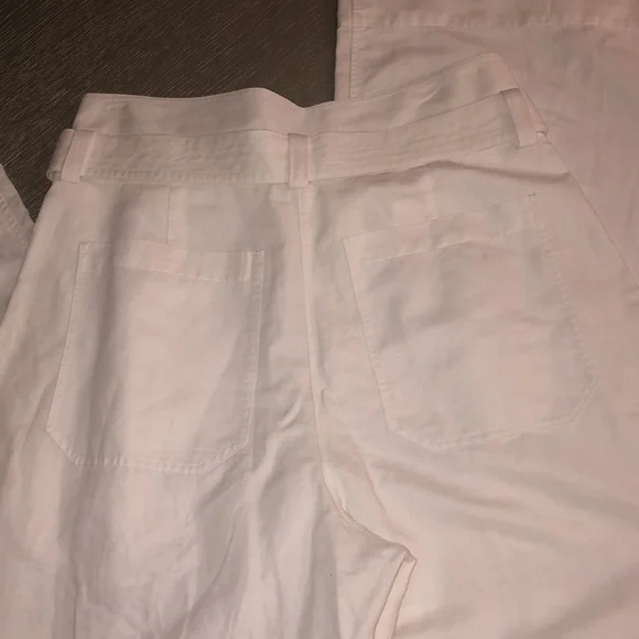 A.L.C. High rise White Wide-Leg Pants Size 6 - Picture 11 of 11
